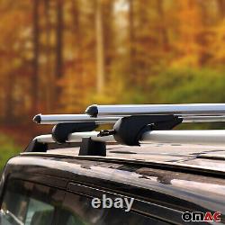 Roof Rack Cross Bars Luggage Carrier Silver For Volvo XC70 2007-2016