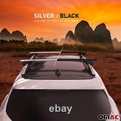 Roof Rack Cross Bars Luggage Carrier Silver For Volvo XC70 2007-2016