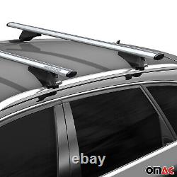 Roof Rack For Acura RDX III 2019-2023 Cross Bars Carrier Aluminum Silver 2 Pcs