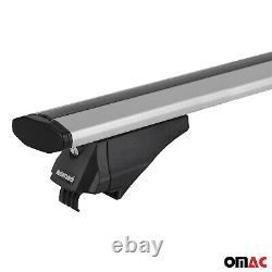 Roof Rack For Acura RDX III 2019-2023 Cross Bars Carrier Aluminum Silver 2 Pcs