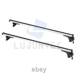 Roof Rack Package 2x Cross Bar For Silver 50 Universal + 1x Rack Bicycle Cargo