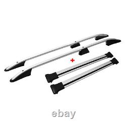 Roof Rack Rail Cross Bars Roof Set for Mitsubishi Outlander Sport 2011-2024 Gray