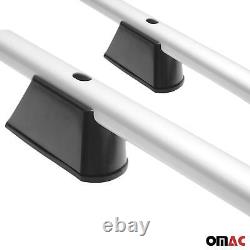 Roof Rack Rail Cross Bars Roof Set for Mitsubishi Outlander Sport 2011-2024 Gray