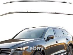 Roof Rack Rails For 2016-2023 Mazda CX9 CX-9 Roof Side Rail Cross Bars Crossbars