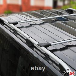 Roof Rack for Nissan Quest 2011-2017 Cross Bars Luggage Carrier Silver 2 Pcs