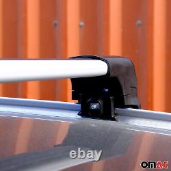 Roof Racks for Audi E-tron 2019-2023 Alu Cross Bars Luggage Carrier Silver 2x