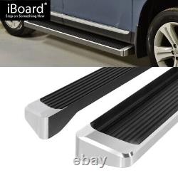Running Board Style Side Step 6in Aluminum Silver Fit Toyota Highlander 08-13