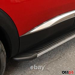 Running Boards For BMW X5 2007-2013 Side Steps Nerf Bars Aluminum 2 Pcs