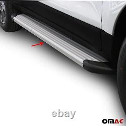 Running Boards Nerf Bars For Jeep Renegade 2015-2023 Side Steps Alu. Silver 2x