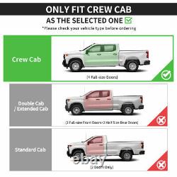 Running Boards for 19-23 Chevy Silverado/Sierra 1500 Crew Cab 6 Side Step Bars