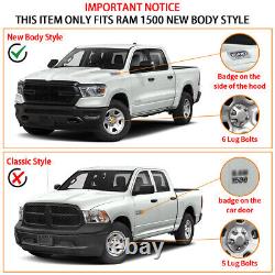 Running Boards for 2019-2024 Dodge Ram 1500 Crew Cab 6 Nerf Bars Side Step