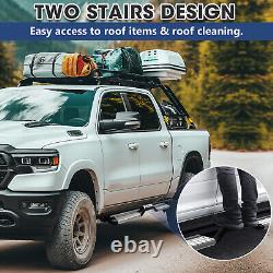 Running Boards for 2019-2025 Dodge Ram 1500 Crew Cab New Body Silver Step Bars