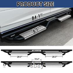 Running Boards for 2019-2025 Dodge Ram 1500 Crew Cab New Body Silver Step Bars