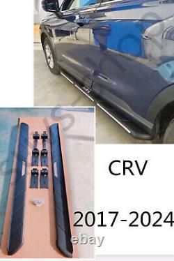 Running board fit for HONDA CRV CR-V 2017-2024 side step Nerf bar outdoors 2PCS