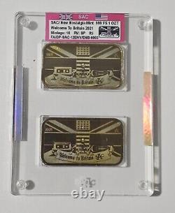 SAC 2021 1ozt. 999 Silver Welcome to Britain New Nostalgic Art Bar