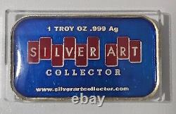 SAC 2021 1ozt. 999 Silver Welcome to Britain New Nostalgic Art Bar