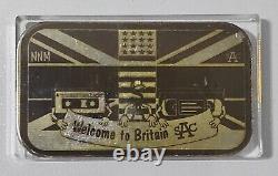 SAC 2021 1ozt. 999 Silver Welcome to Britain New Nostalgic Art Bar