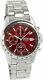 SEIKO SEIKO SPIRIT SBTQ045 Chronograph Men's Watch 10 BAR Red New in Box