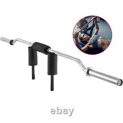Safety Squat Olympic Bar 86 Fits 2 Olympic Plates Workouts 700LBS Fitness Gym