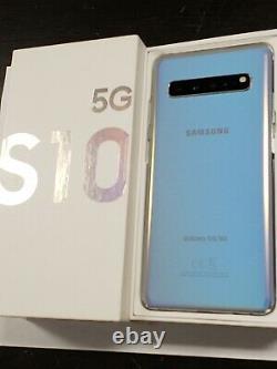 Samsung Galaxy S10 5G 256GB SM-G977U Crown Silver AT&T GSM UNLOKCED A+ GRADE