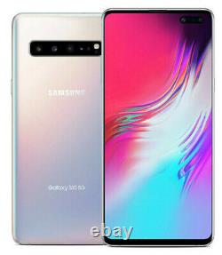 Samsung Galaxy S10 5G 256GB SM-G977U at&t Unlocked GSM/CDMA- Crown Silver