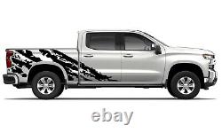 Scratches bar wrap Graphics For Chevrolet Silverado 1500 2500 lift kit bed cover