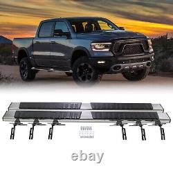 Side Step Nerf Bars Running Board for 19-22 RAM 1500 Crew Cab 4 Door, L+R