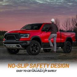 Side Step Nerf Bars Running Board for 19-22 RAM 1500 Crew Cab 4 Door, L+R