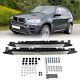 Side Step Nerf Bars Running Boards for 07-13 BMW X5 4 Door Aluminum, L+R