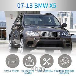 Side Step Nerf Bars Running Boards for 07-13 BMW X5 4 Door Aluminum, L+R