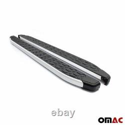 Side Steps Running Boards Aluminum Nerf Bars 2 Pcs. Fits Volvo XC60 2010-2017