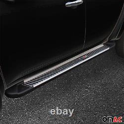 Side Steps Running Boards Nerf Bars 2 Pcs For Audi Q5 SQ5 2009-2017 Aluminum