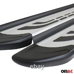 Side Steps Running Boards Nerf Bars Aluminum For Hyundai Santa Fe 2006-2012