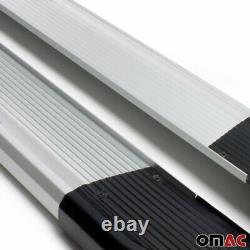 Side Steps Running Boards Nerf Bars Aluminum For Volkswagen Tiguan 2009-2016