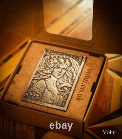 Silver Bar Art Nouveau Eleanor Design Collectable Sand Cast Hand Finished NEW