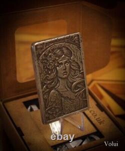 Silver Bar Art Nouveau Eleanor Design Collectable Sand Cast Hand Finished NEW