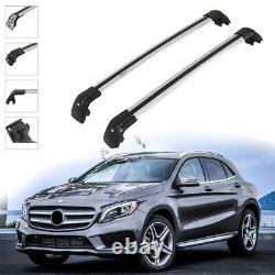 Silver Cross Bars Fit For Mercedes-benz GLA 2014-2019 Accessories Roof Rail Rack