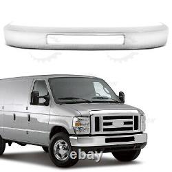 Silver Front Bumper Face Bar For 2008-2019 Ford Econoline E150 E250 E350 E450