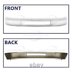 Silver Front Bumper Face Bar For 2008-2019 Ford Econoline E150 E250 E350 E450