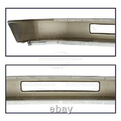 Silver Front Bumper Face Bar For 2008-2019 Ford Econoline E150 E250 E350 E450