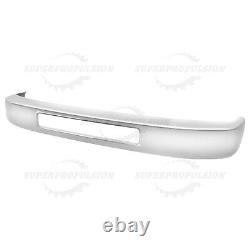 Silver Front Bumper Face Bar For 2008-2019 Ford Econoline E150 E250 E350 E450