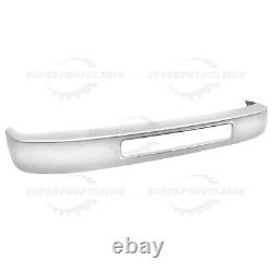 Silver Front Bumper Face Bar For 2008-2019 Ford Econoline E150 E250 E350 E450