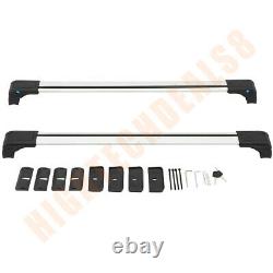 Silver Pair Roof Luggage Rack Cross Bar For Mazda CX-5 2013-2017 Carrier Cargo