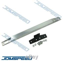 Silver Rear Lower Control Arm Subframe Brace Tie Bar For 96-00 Honda Civic EK