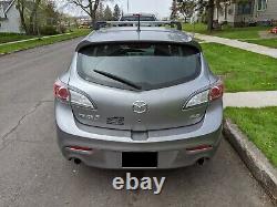 Silver Roof Rack Cross Bar for MAZDA 3 SPORT 2009-2013 FIX POINT