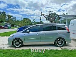 Silver Roof Rack Cross Bar for MAZDA 5 Grand Touring 2006-2017