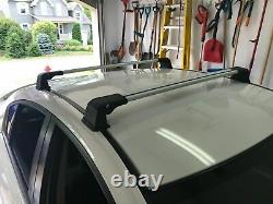 Silver Roof Rack Cross Bar for Subaru Impreza 2008-2012 WRX Sedan Fixed Point