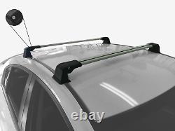 Silver Roof Rack Cross Bar for Subaru Impreza 2008-2012 WRX Sedan Fixed Point