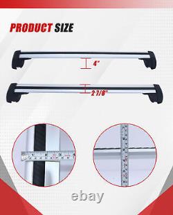 Silver Roof Rack Cross Bars Fit for Mazda CX-30 CX30 2020-2024 Cargo Bars