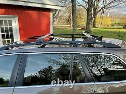 Silver Roof Rack Cross Bars For Volkswagen Jetta SportWagen Wagon